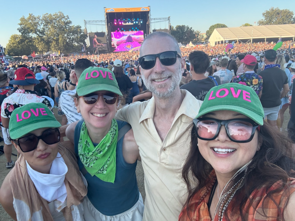The LOVE hat experiment made an appearance at ACL fest 2025!